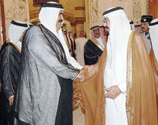 Abdullah, Hamad Hold Talks