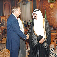 Abdullah, Blair Discuss ME Peace