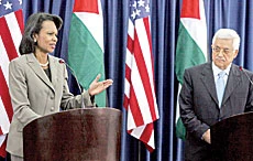 Time for Palestinian State: Rice