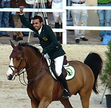 Prince Abdullah Pockets Show Jumping Gold Medal