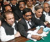 Sharif Files Nomination Papers