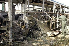 Pak Air Force Bus Bombed