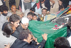 Benazir Laid to Rest