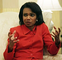 Bush to Up Ante in Middle East Talks: Rice