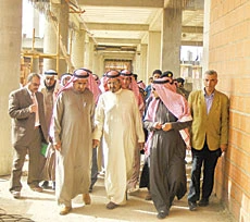 Work on Al-Kharj College in Full Swing