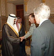 King Meets Crocker, Petraeus