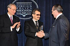 Alwaleed Honored in US