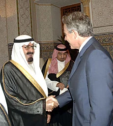King Abdullah Receives Blair