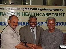 Grameen, SGHG to Build Hospitals