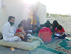 Unable to Pay Rent, Makkah Family Live in Tent