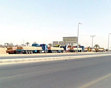 Traffic Calms Down on Al-Asyah Road