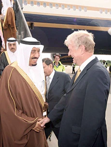 Riyadh governor arrives in Sweden