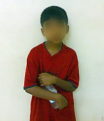The youngest criminal arrested in Makkah