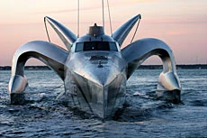 Earthrace on round-the-world record bid