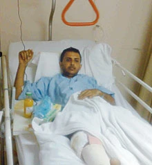 Hospitals send accident victim searching for emergency help