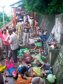 Scores killed in temple stampede