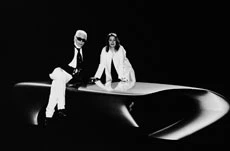 Hadid and Lagerfeld combine