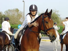 Riding over the barrier