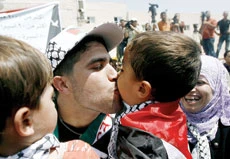 A day of celebration for Palestinians