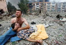 War in Caucasus widens