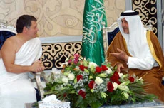 Jordan's king arrives for Umrah