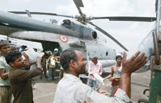 Desperate villagers resort to looting