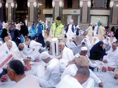 Scouts offer helping hand to pilgrims