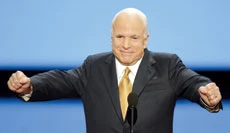McCain speech breaks record
