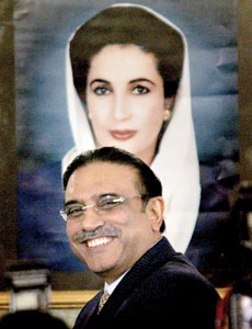 Zardari sworn in as Pakistan president