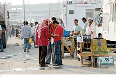 With Haj over, overstayers turn Mina into a market
