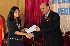 Sri Lankan school celebrates awards day