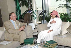 Alwaleed receives Danish ambassador