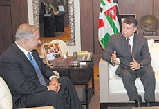 Jordan presses Israel on peace