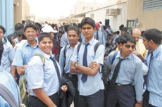 Indian school teachers walk out to press for salary raise