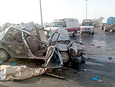 Madinah road crash kills 2