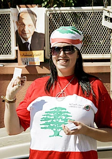 Good voter turnout in Lebanon