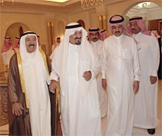 Prince Sultan receives Sheikh Sabah