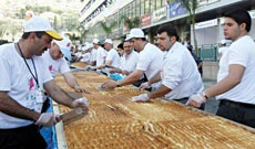 World’s largest Kunafa pastry