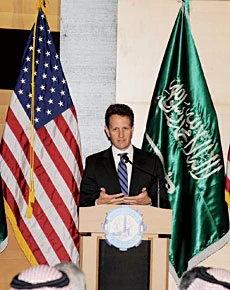Force of global recession receding, says Geithner