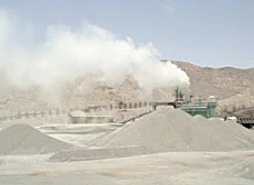 Concrete plants polluting Jeddah district