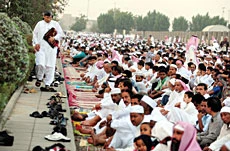 Eid prayers held in 175 Jeddah locations