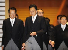 Hatoyama takes over with high hopes
