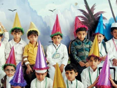 Yaqub’s first day at school