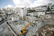 Israelis demolish Palestinian home