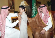 Mishaal opens vaccination drive for intermediate school students