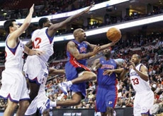 Pistons send 76ers to 11th straight loss