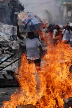 Haitians receive little help despite promises