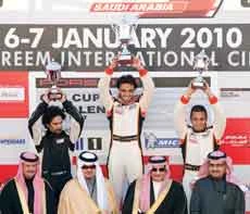 Car racing: Prince Faisal does it again