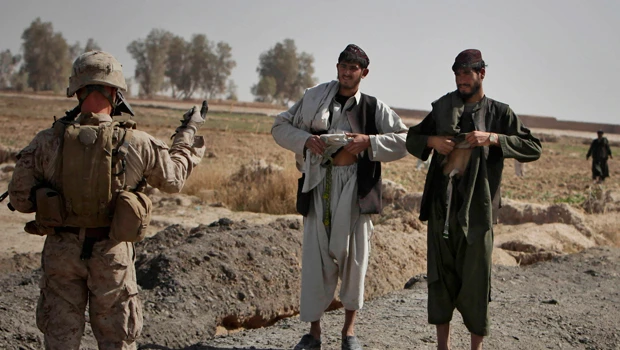 Taleban accused of using human shields