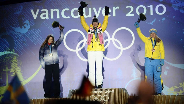 Maria Riesch wins women's Olympic super-combi
